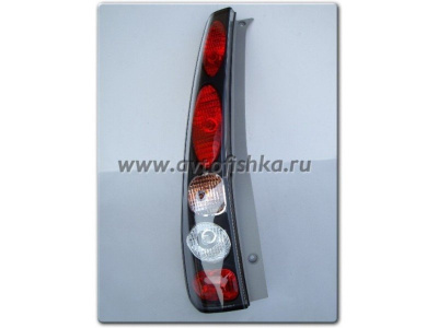 Honda CR-V II (01-05) фонари задние светодиодные черно-красные, комплект 2 шт.