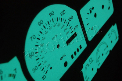 Ford Escort RS Cosworth светодиодные шкалы (циферблаты) на панель приборов